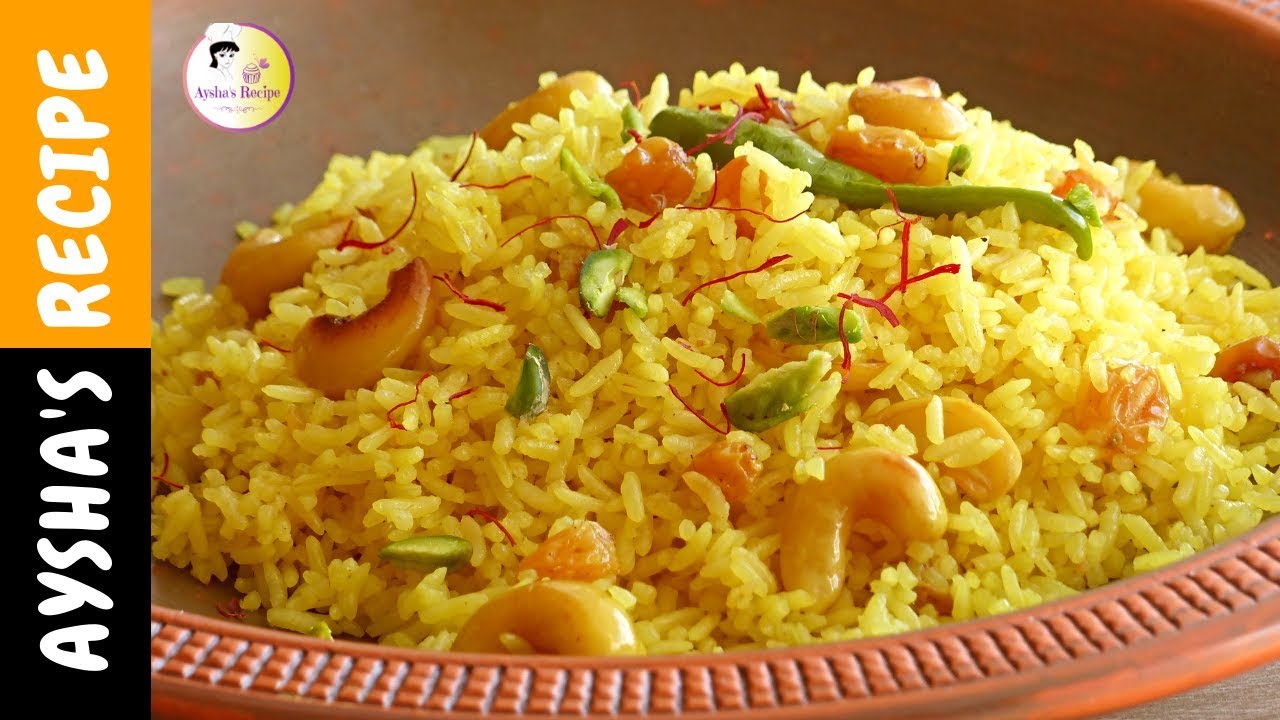 পেঁয়াজ-রসুন ছাড়া ট্রাডিশনাল বাসন্তী / মিষ্টি পোলাও | Basanti/ Mishti Polao,Bengali Sweet Pulao