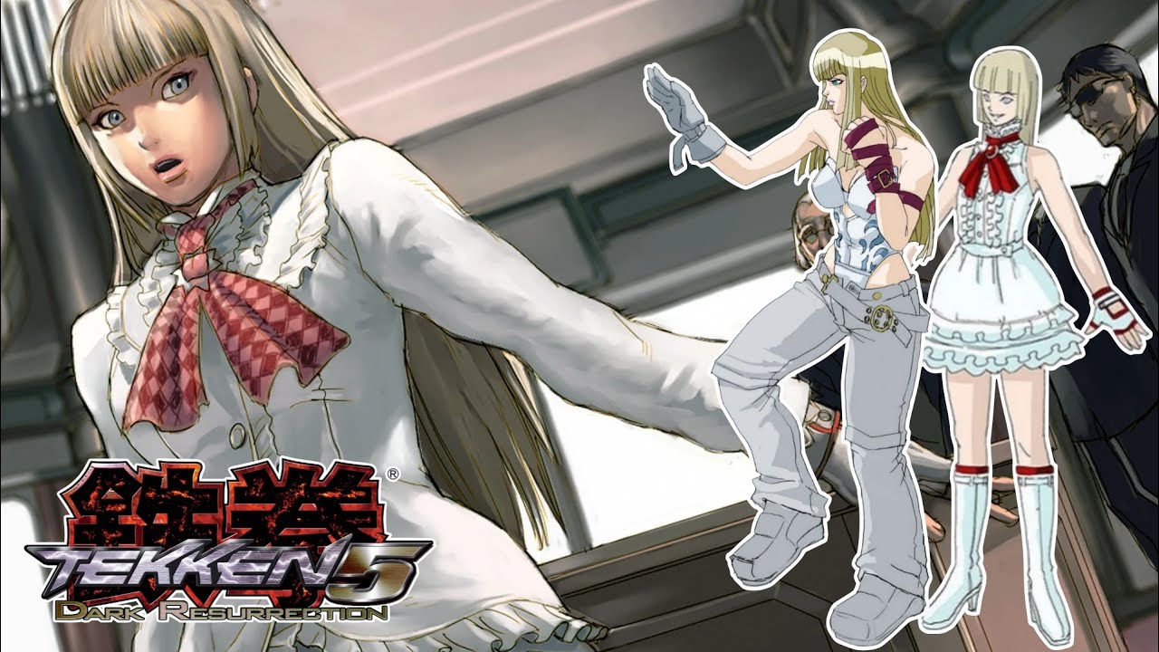 Tekken 5: DR (EU ver; 2006) - PSP - Lili Rochefort (story mode & ending ft. customization)