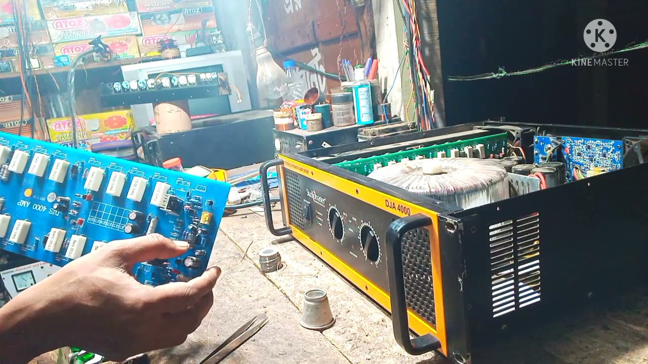 @abhijit8617Studio master DJA 4000Amplifier Repair