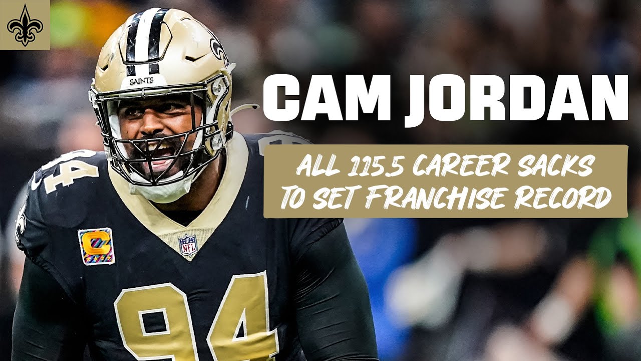 All 115.5 Cam Jordan sacks to become Saints’ sack leader
