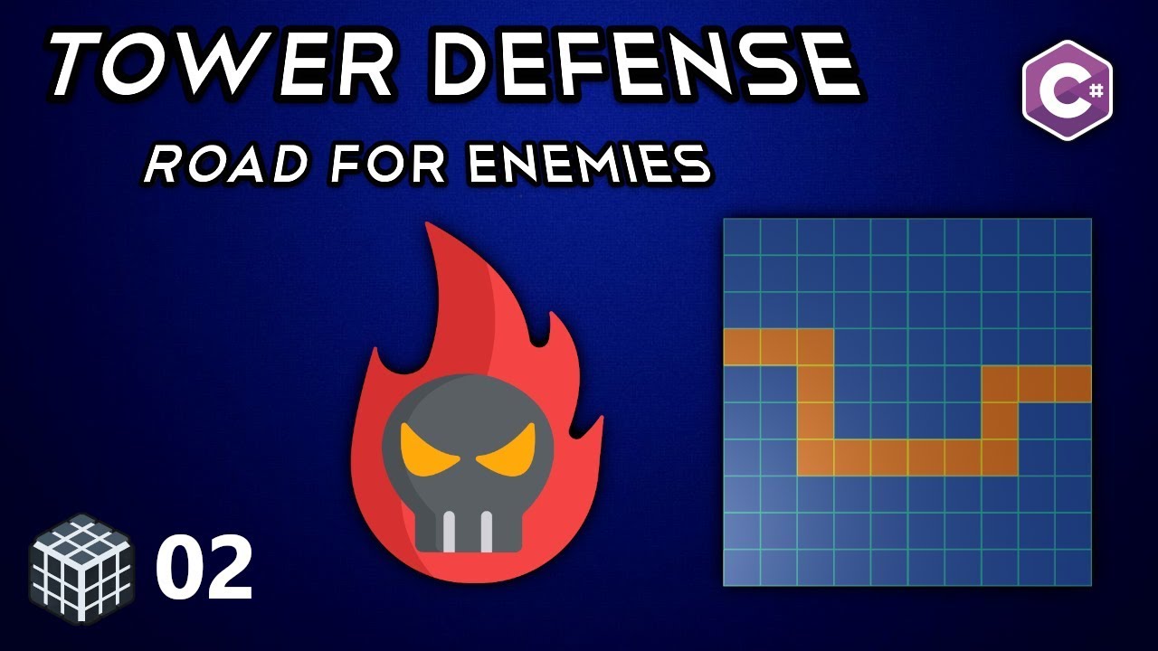 Unity Tower Defense: Road for Enemies ♖ C# /02