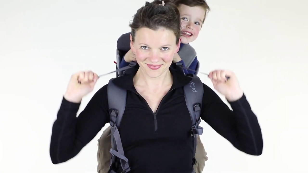 How to use the phil&teds escape™ child backpack carrier