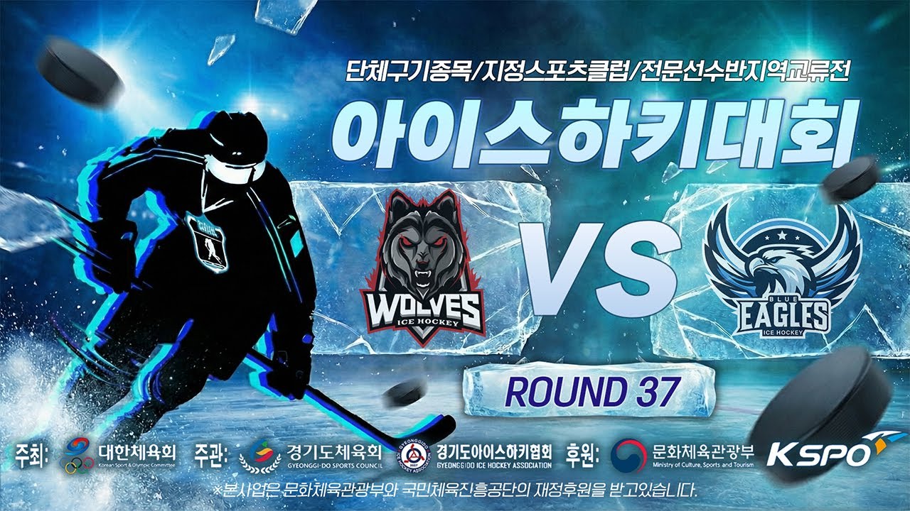 2026 단체구기종목 지정스포츠클럽 전문선수반 지역교류전 아이스하키대회 | 울브즈 vs 블루이글스