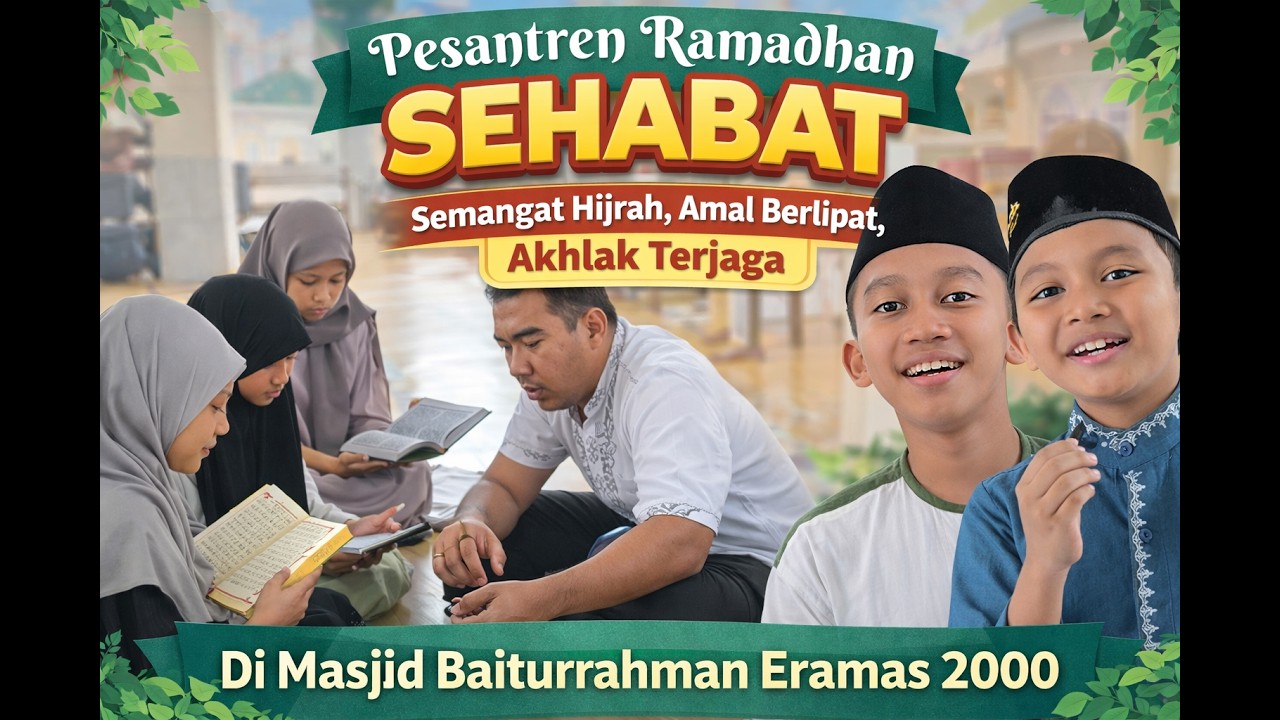 Pesantren Ramadhan Dengan Tema : SEHABAT Masjid Baiturrahman Eramas 2000