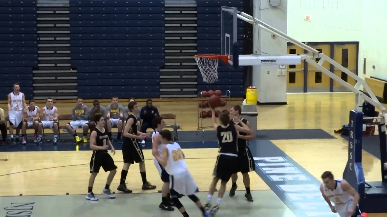 Evan Martin driving lay up in 4th for TRN