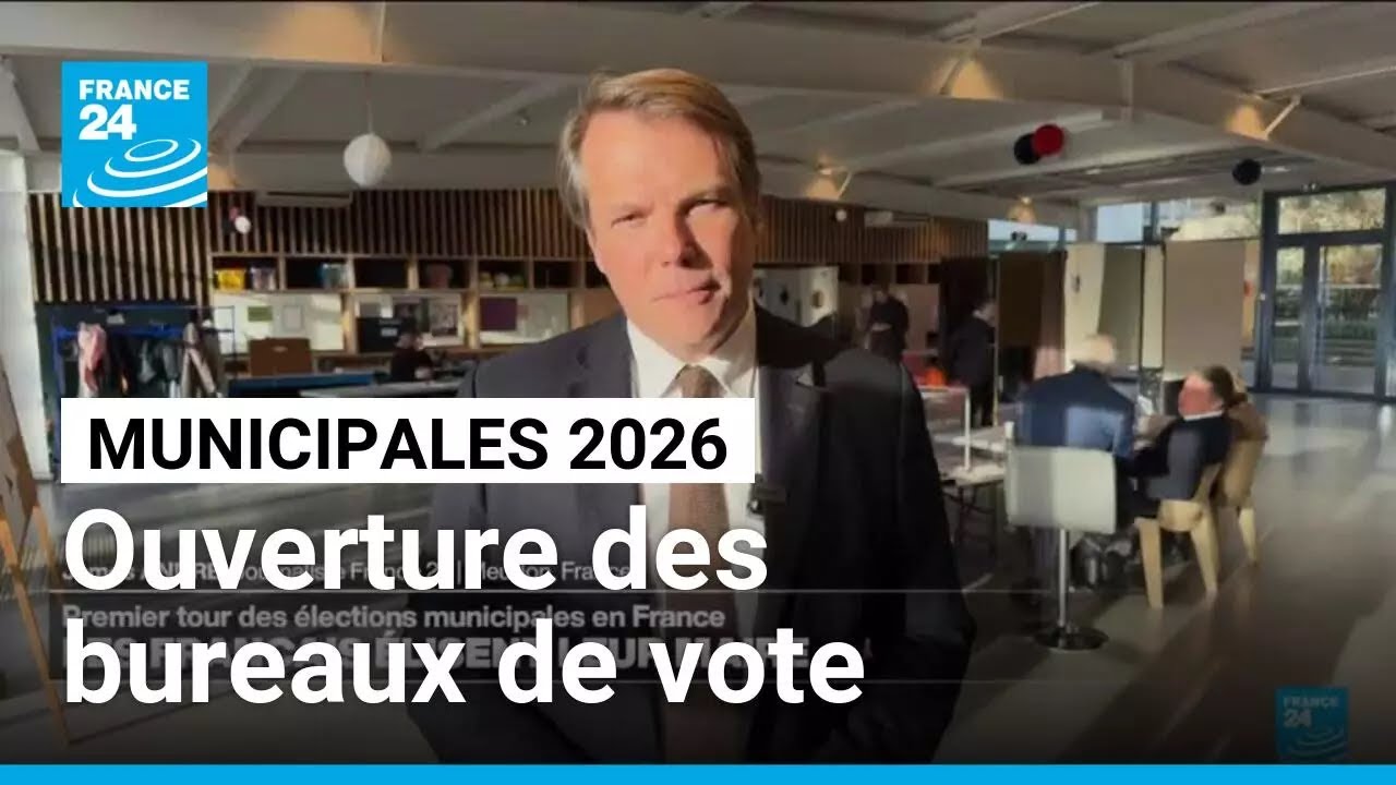 Municipales : ouverture des bureaux de vote en m&eacute;tropole &bull; FRANCE 24