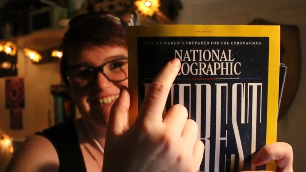 National Geographic Magazine, Flip Through, Longer cut,  ASMR