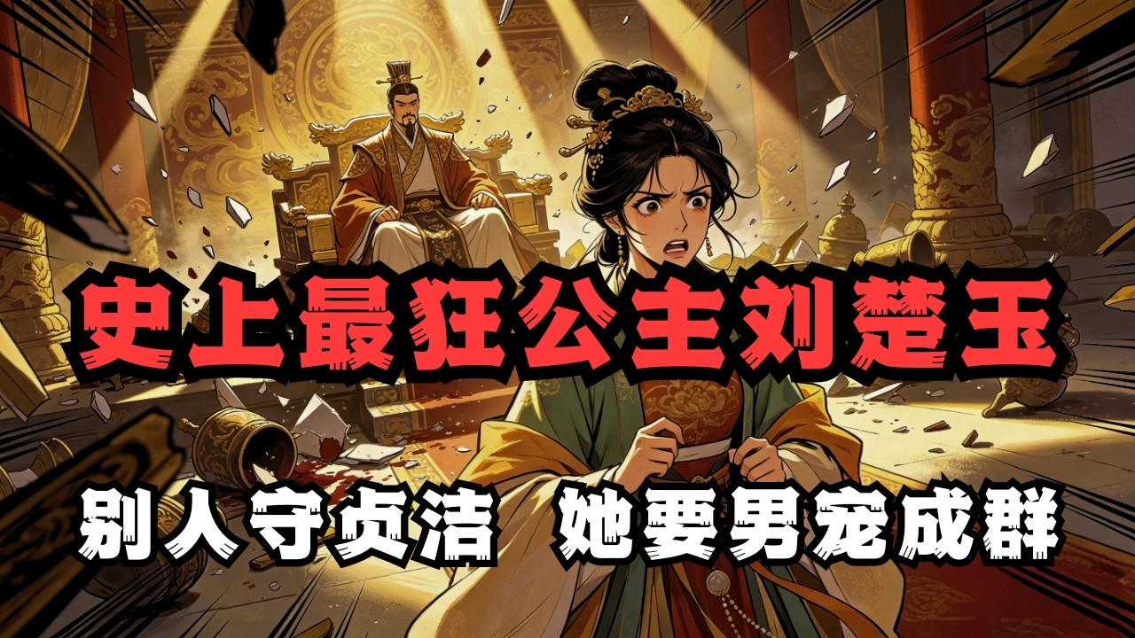 史上最狂公主刘楚玉：别人守贞洁 她要男宠成群 |  睡前历史故事