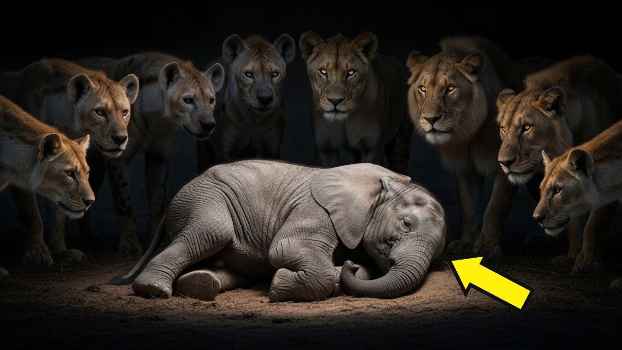 Dormía sin saber que la muerte lo acechaba — ¡El León Albino vigiló su sueño toda la noche!