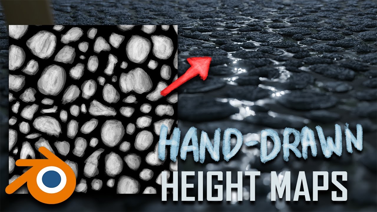 Hand-Drawn Tiled Bump Maps (And other tiling textures, too!) | Blender tutorial + free texture DL