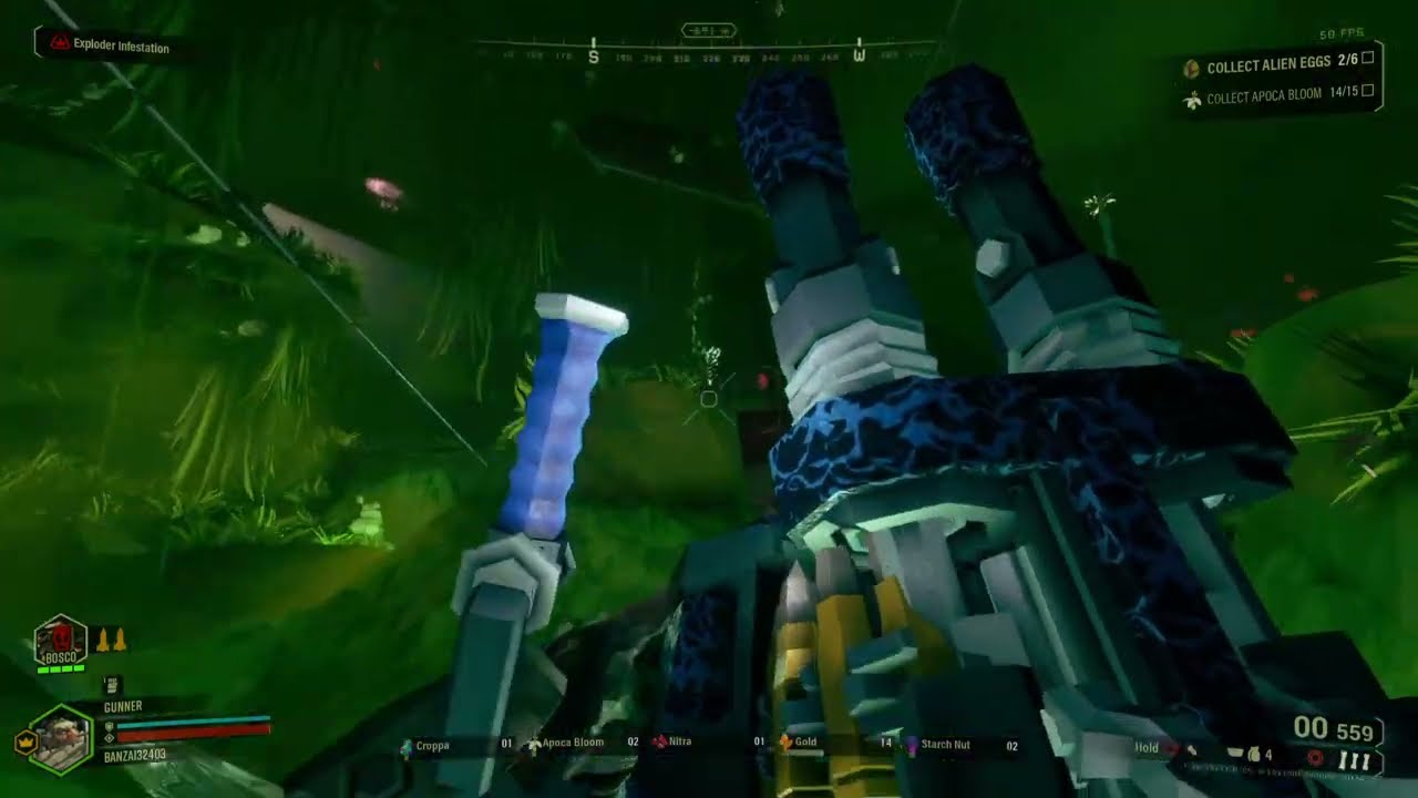 Deep Rock Galactic - Egg Hunt: Blue Postion - Gunner Solo