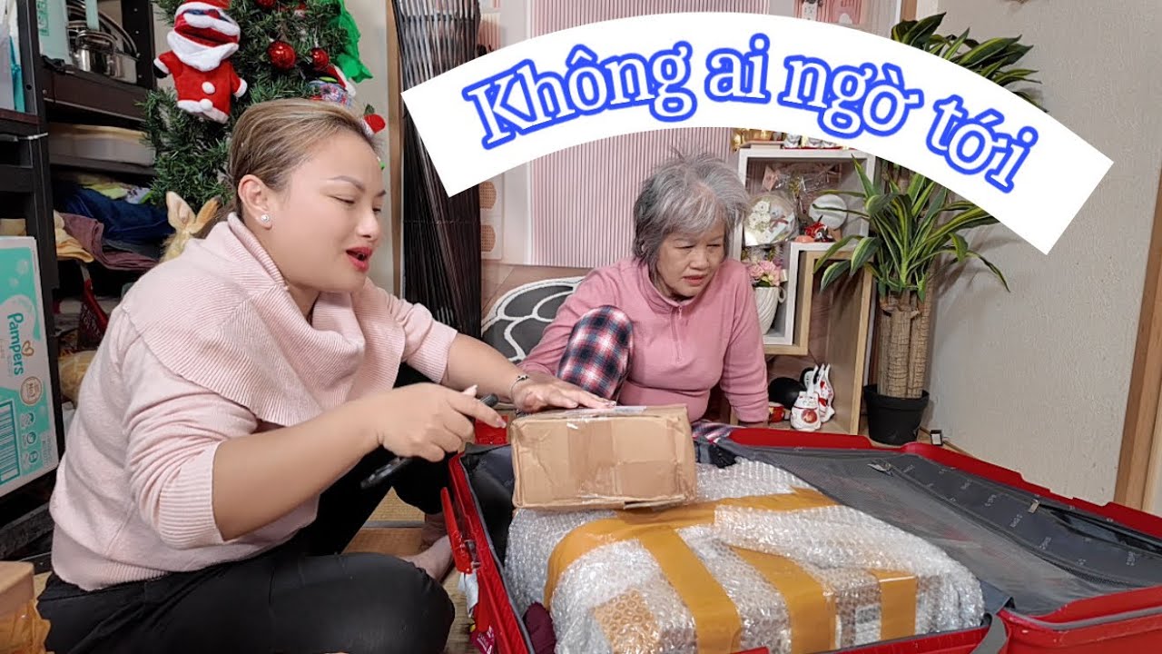 Ko hẹn trước, ko tính toán… mà lần này mẹ qua Nhật gặp ngay cảnh này🌸? Đập hộp kiện hàng Mẹ mang qua