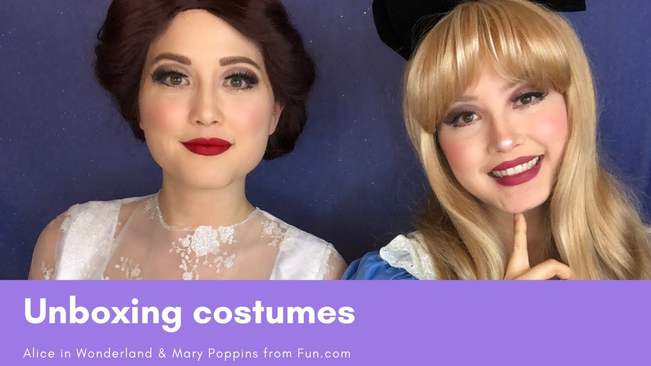 Alice in Wonderland and Mary Poppins Costume | UNBOXING