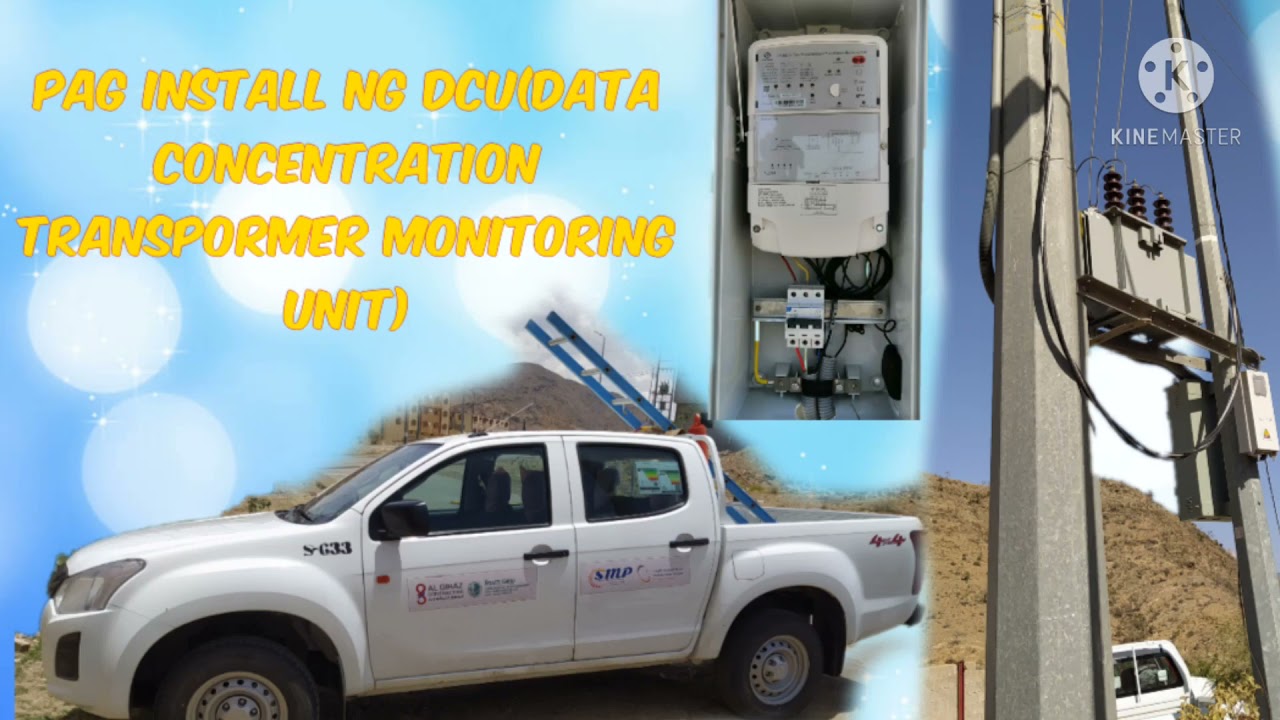 Pag install ng ( DCU ) Data concentration transpormer monitoring unit)