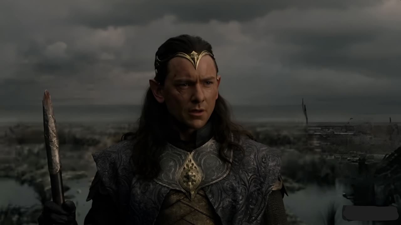 Gil Galad & Elrond in Dagorlad #lordoftherings #lotr #thehobbit #film