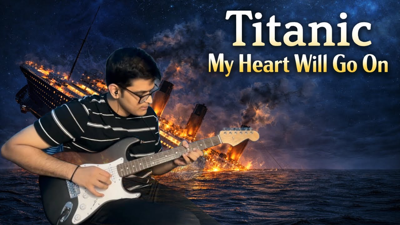 My Heart Will Go On – Celine Dion | Electric Guitar Cover 🎸 | Titanic Theme