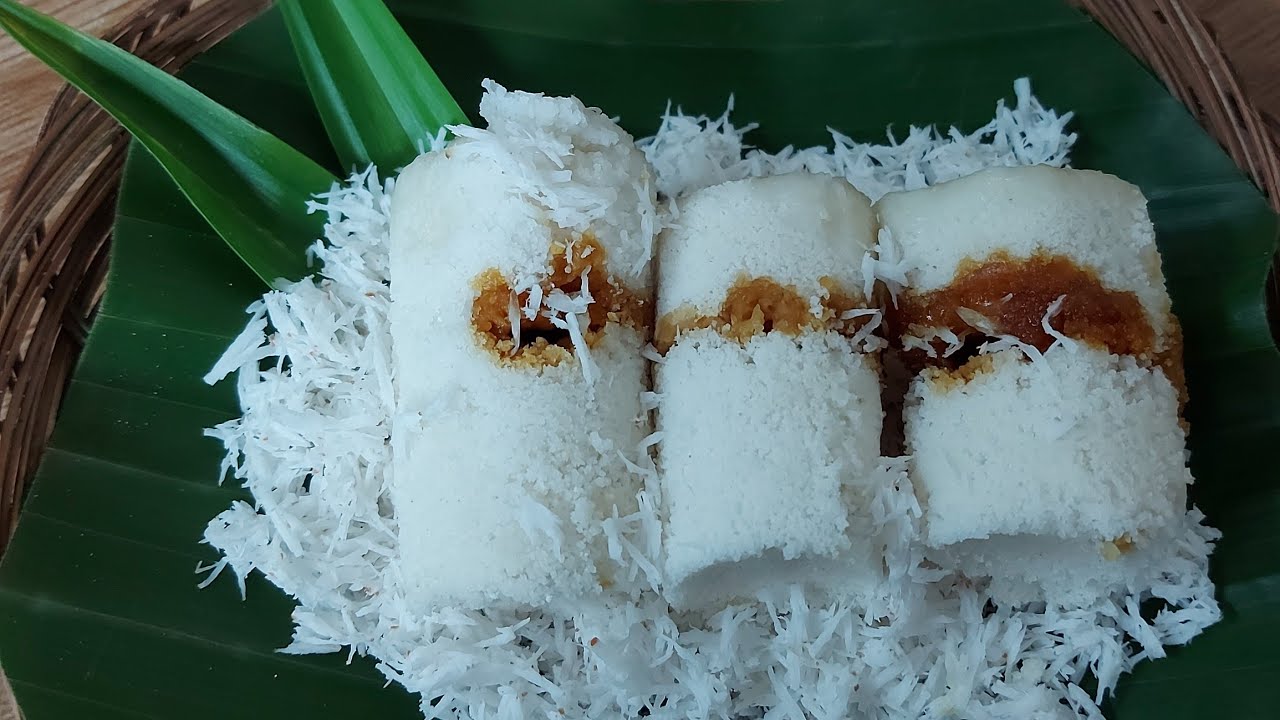 Kue putu tanpa cetakan bambu