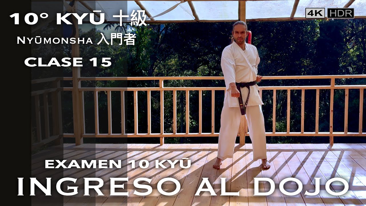 CLASE 15: EXAMEN PARA 10 KYŪ / Estas listo para ingresar al DOJO ?