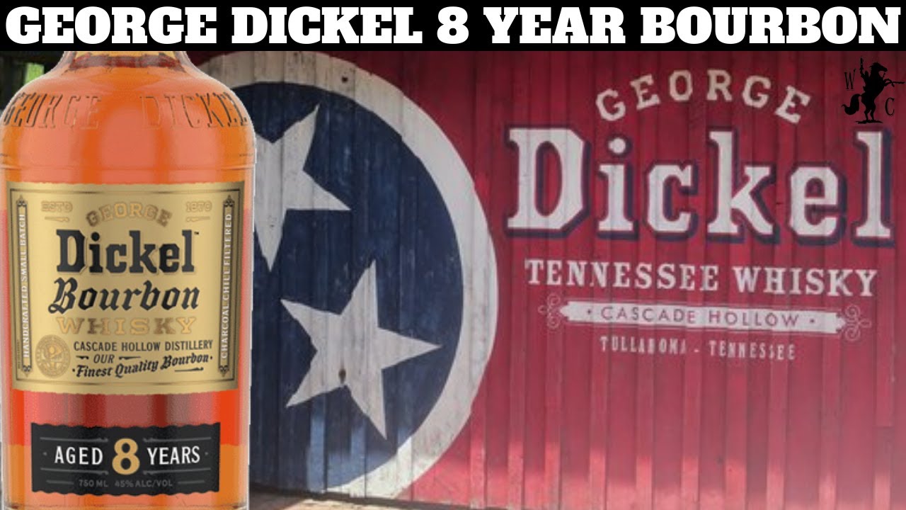 George Dickel 8 Year Bourbon Whisky Review with George Dickel Select and 12 Comparison