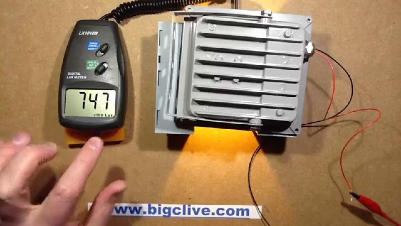 10W LED efficiency test with a defective LED!