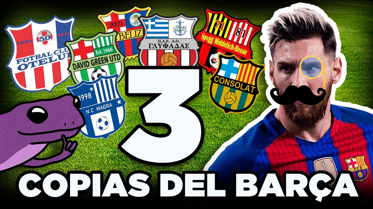 3 EQUIPOS que le COPIARON el ESCUDO al BARCELONA + Origen escudo Barça