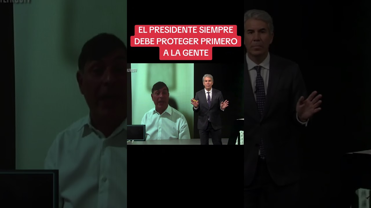 Le presidente debi&oacute; defender a la gente.