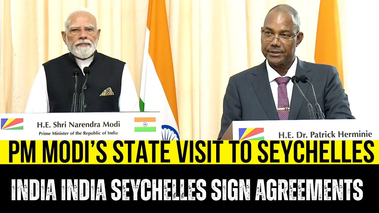 PM Modi Seychelles Visit India | MoUs & Joint Press Statement