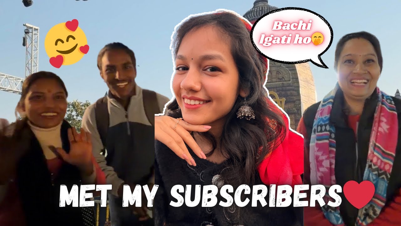 Ye KYA Boldiya Mujhko🤭Met Subscribers in Kauthig🥰❤️|| Priya Dhapa||