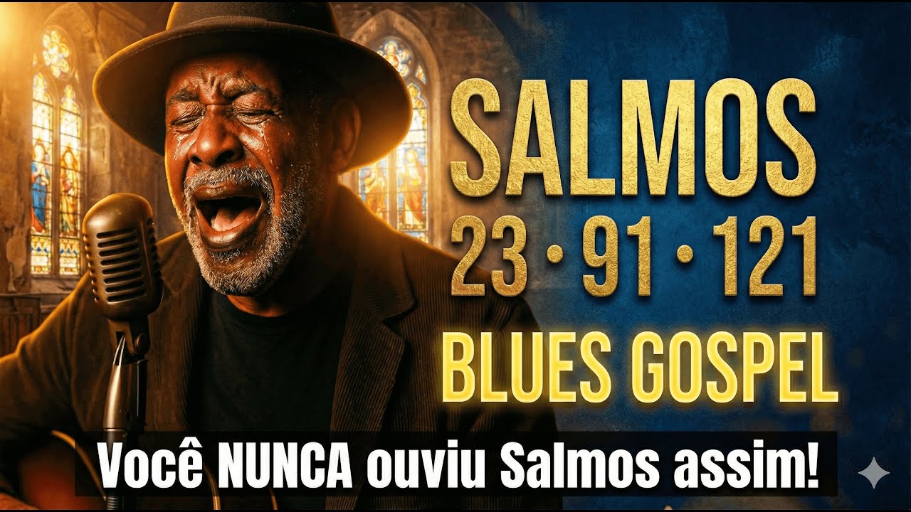 Salmos 23, 91 e 121 - Blues Gospel da Fé Que Guia, Cura e Ilumina o Caminho