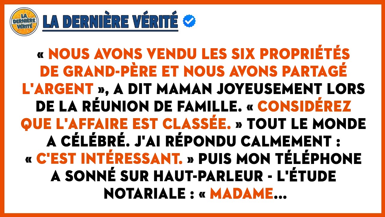 La Famille A Annoncé : 