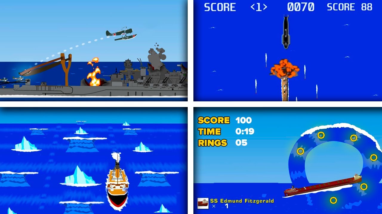 ⚓ Ship Disasters as Games | Animation