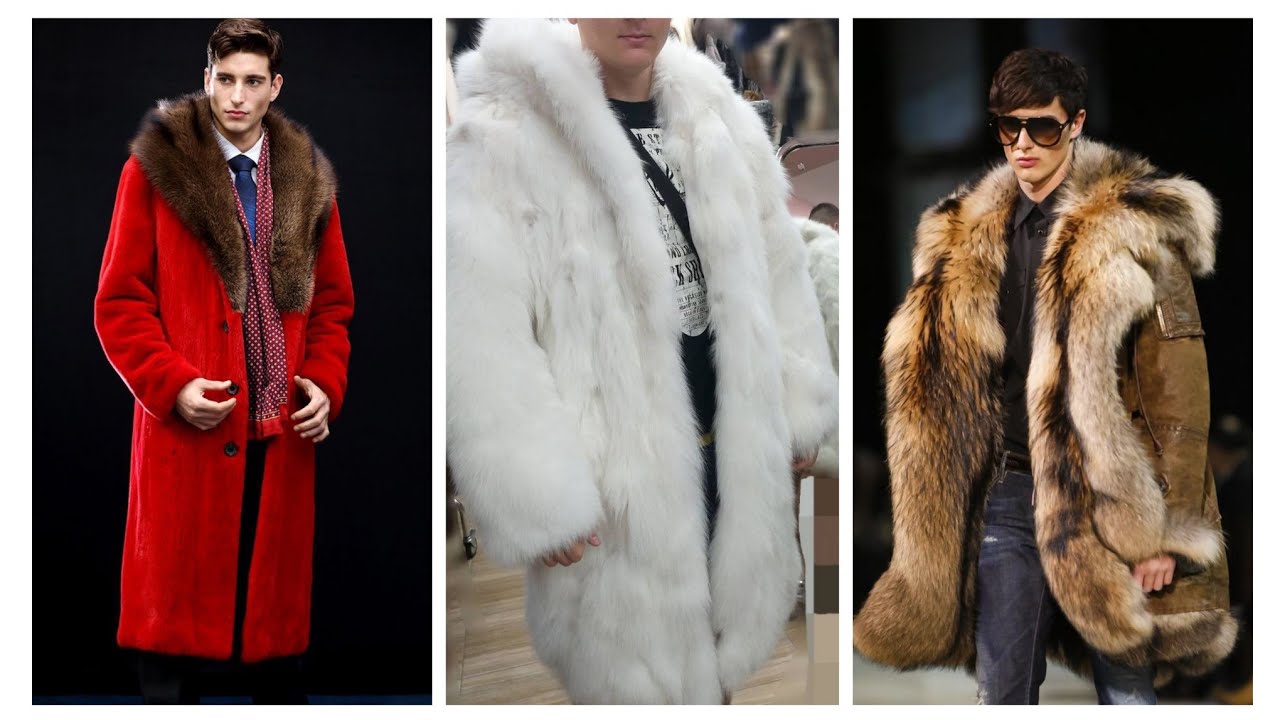 Aggressive Long Fur coats for Men #mensfashion