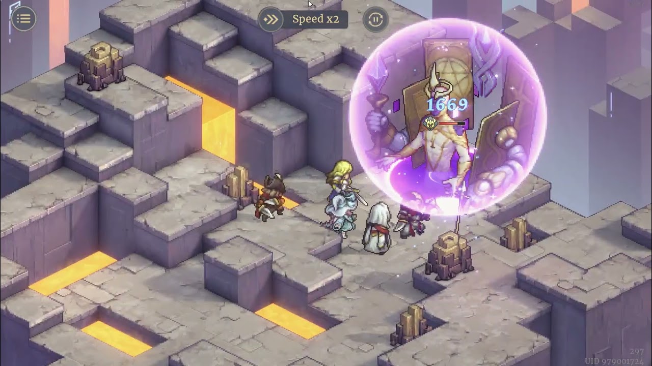 [Sword of Convallaria] Weapon Trial III - Stage 7 lv50 - lv 33 team - Tips in description