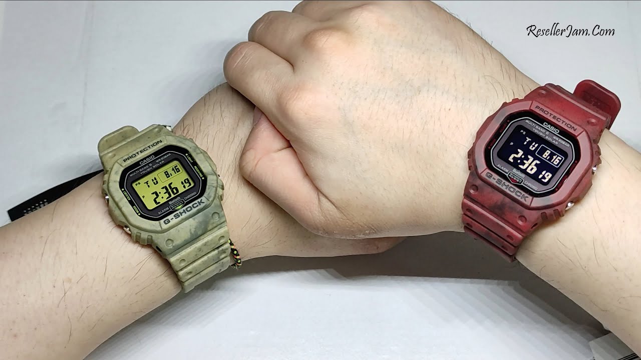 Casio G-Shock GW-B5600SL-5 vs Casio G-Shock GW-B5600SL-4