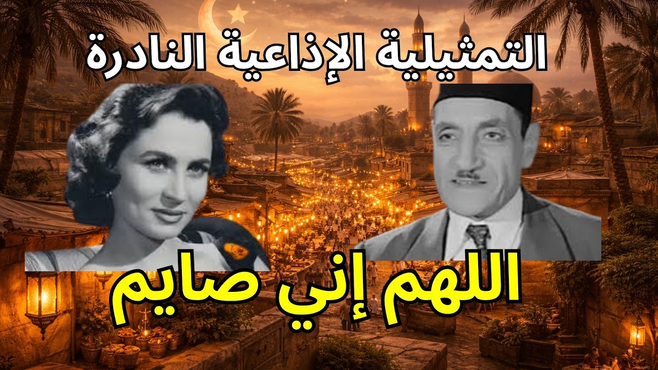 التمثيلية الإذاعية النادرة: اللهم إني صايم ׀ عبد الوارث عسر وزهرة العلا ׀ من كنوز الإذاعة المصرية