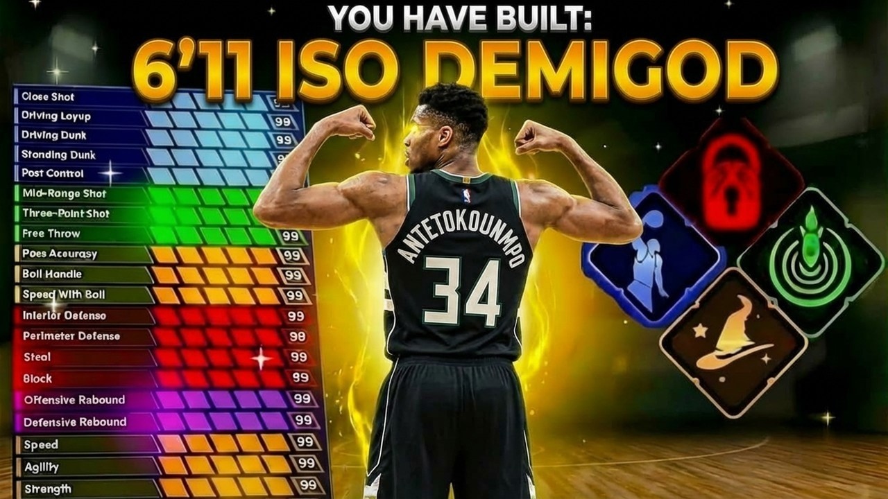 *NEW* META 6'11 DEMIGOD BUILD IN NBA 2K26! OVERPOWERED BUILD!