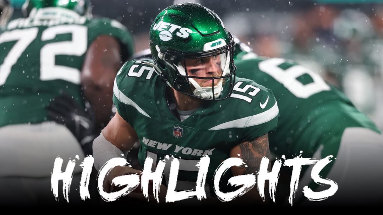 Chris Streveler Jets Preseason Highlights