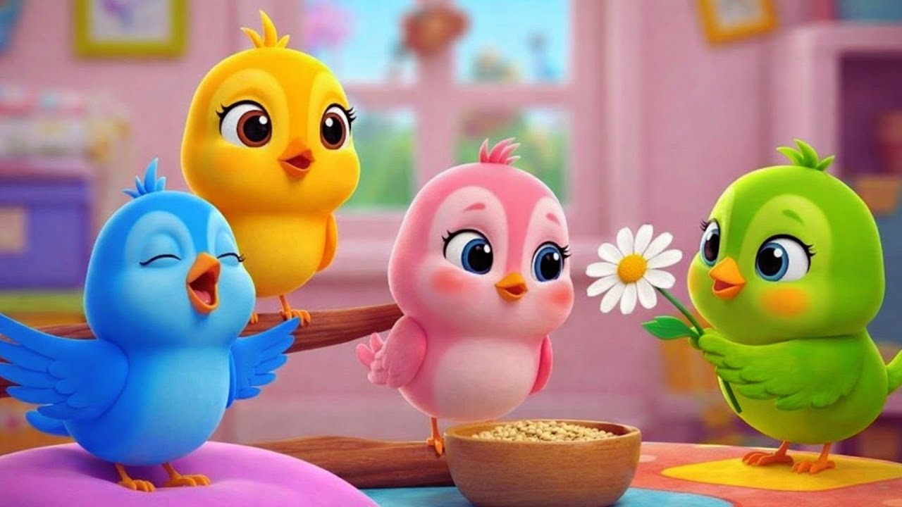 Con Chim Non,Chim Chích Bông Nhỏ Xinh - Nhạc Thiếu Nhi Vui Nhộn - Đàn Gà Trong Sân