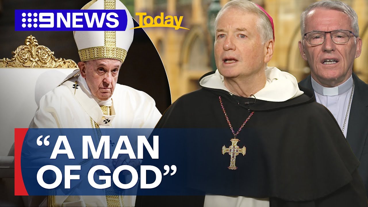Australian Church leaders on Pope Francis' death | 9 News Australia