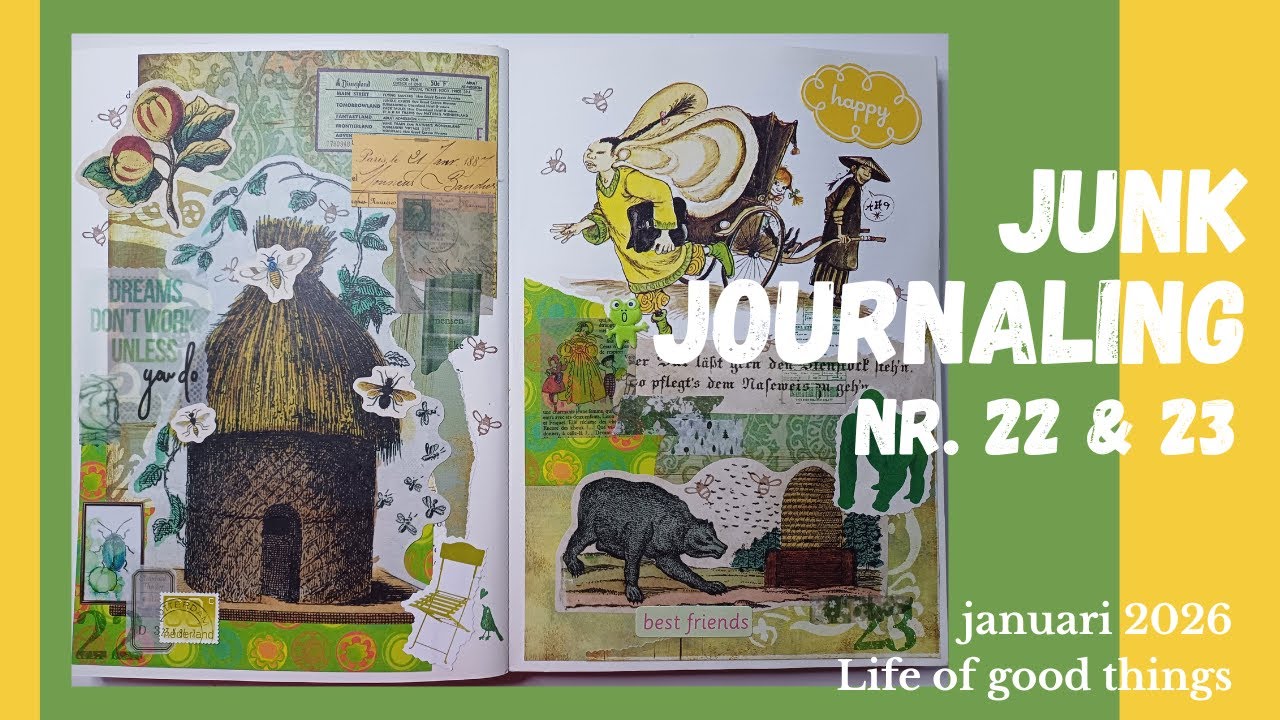DIY Junk journaling nr. 22 en 23