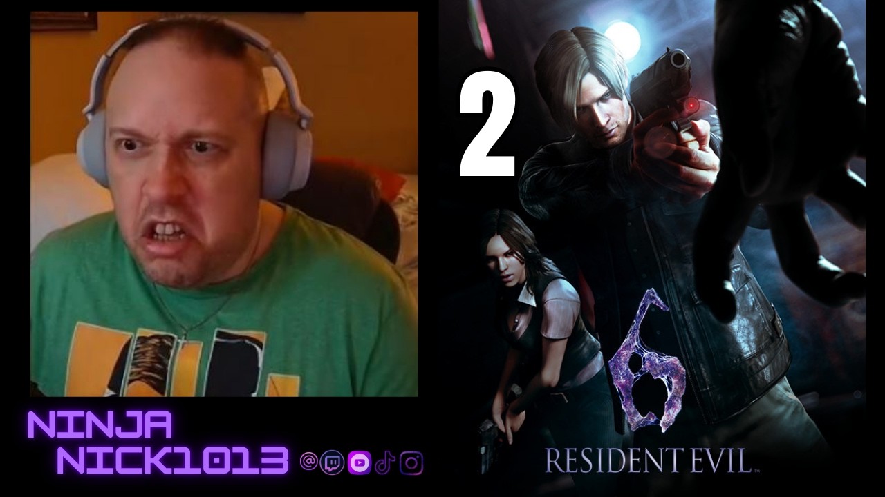 Resident Evil 6 Leon Campaign (Pt.2) | NinjaNick1013