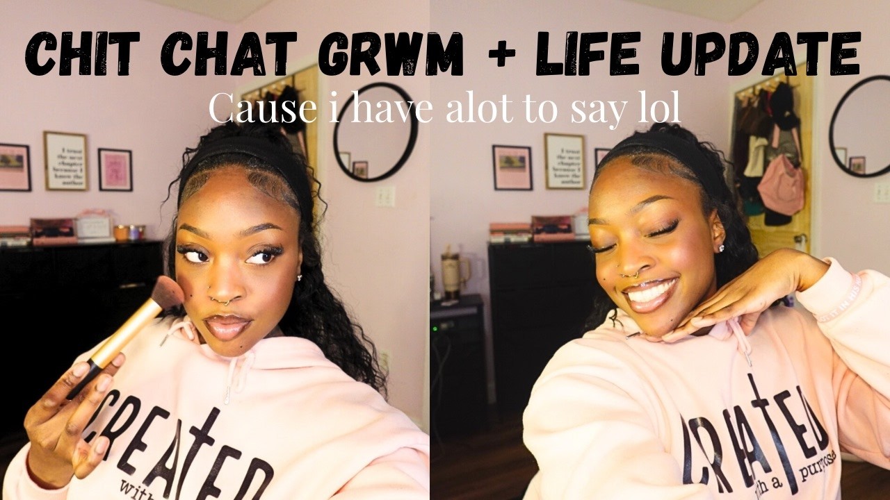 Chit chat grwm + life update 🤍 | Olivia Lynn