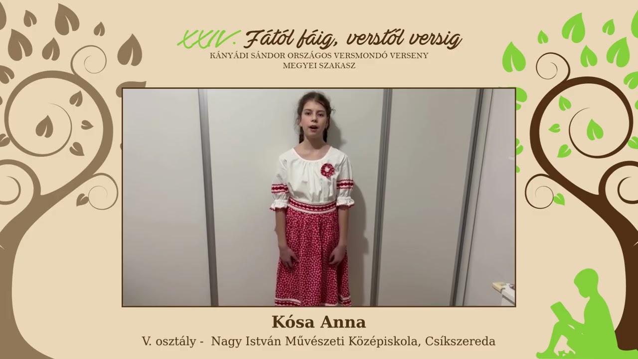 V. osztály - Kósa Anna