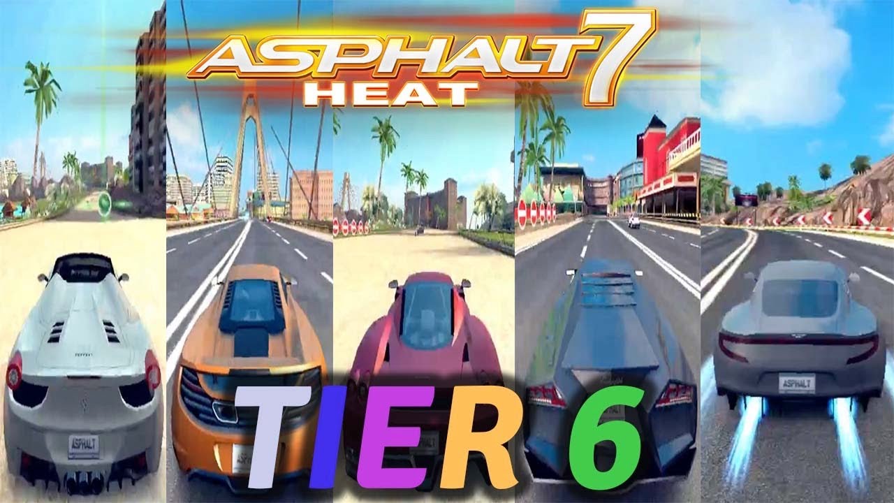 Top Speed Cars Tier 6 On Asphalt 7: Heat - Ferrari F50, Lamborghini Reventón