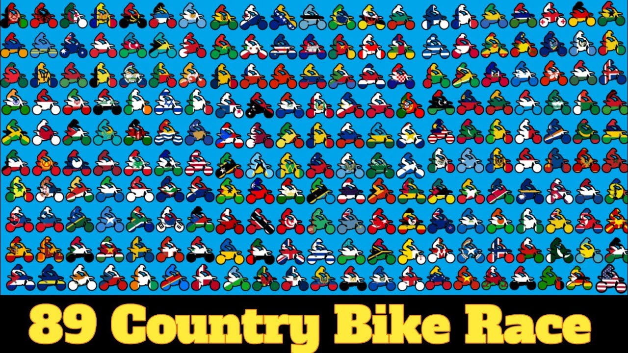 89 Country Motorbike & 88 Elimination Dirt Country Bike Race Tournament - Motocross Bike Racing