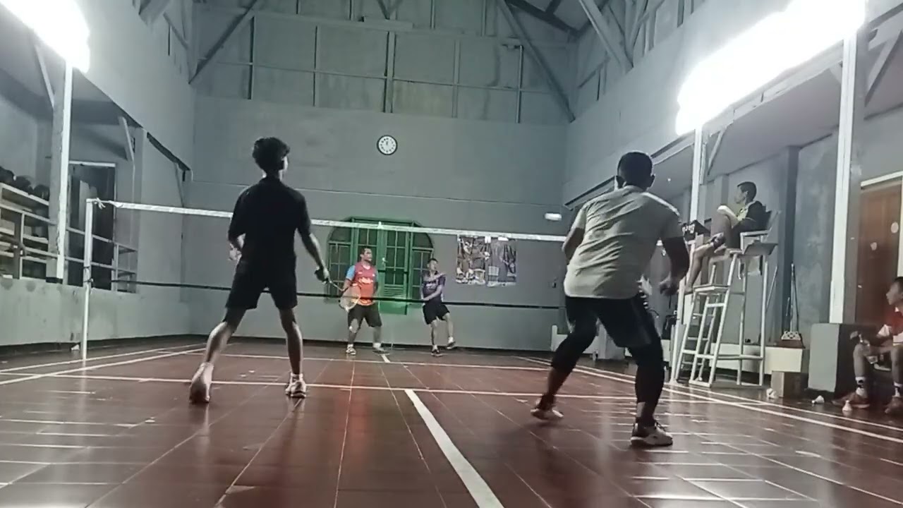 (ERRIE/REYHAN VS BABAS/P.TATANG) LATIHAN BERSAMA BADMINTON KOK KEDOT GOR MARA LEUWIPANJANG