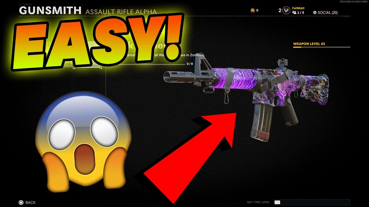 THE FASTEST WAY TO GET THE DARK AETHER CAMO IN COLD WAR ZOMBIES! Best Strategy - Quickest & Easiest