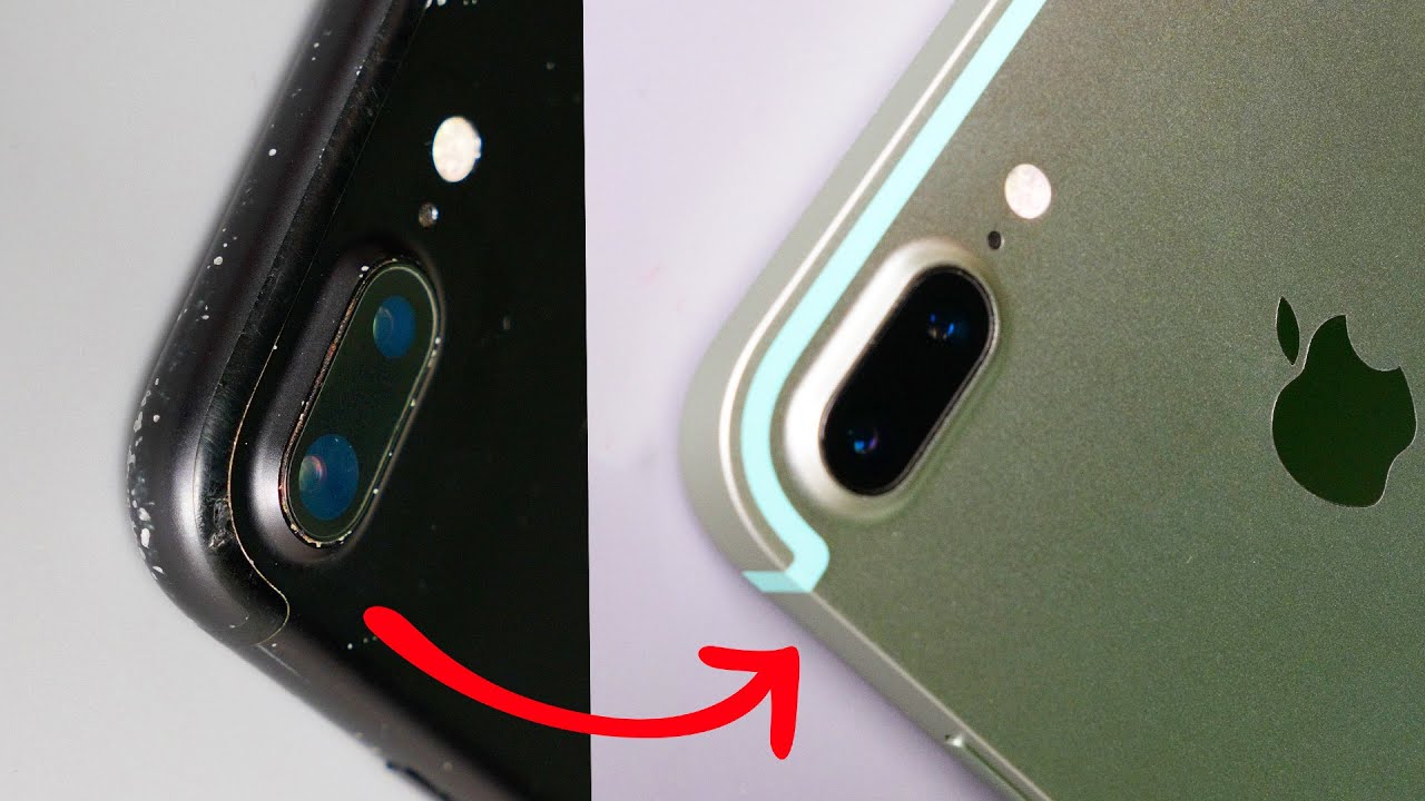 [ASMR] Restore a Damaged iPhone 7 Plus into Like-New with Custom Green Housing