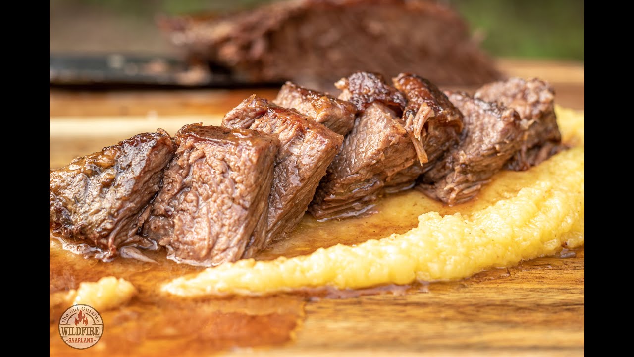 Black Angus Short Ribs / Rinderbrust / Kartoffelpüree / Dutch Oven / Outdoor Cooking / Saarland