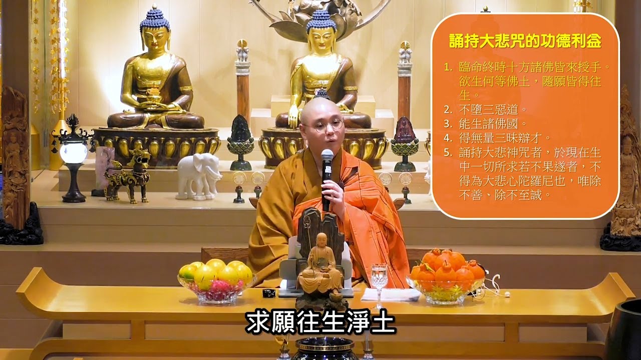 師父教導我們有怎樣的發心，便會有怎樣的果效。為何有些人所求不遂？具善念，志誠持咒，對眾生慈悲，堅信菩薩會加持護佑，菩薩便自然能夠與我們相應：法忍法師開示【有字幕】